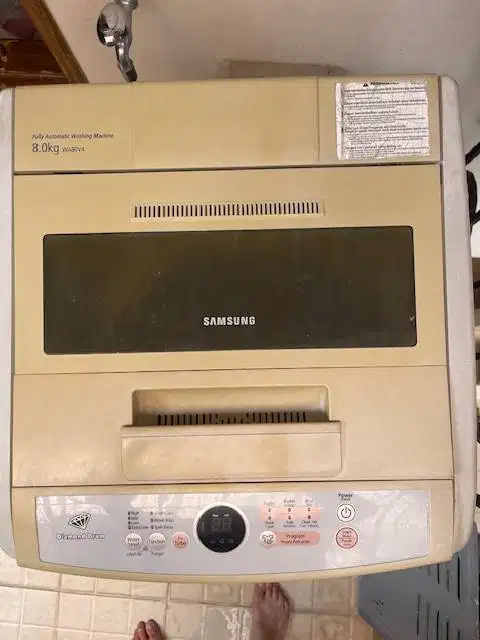 Mesin Cuci Samsung 8kg minus butuh servis jual cepat
