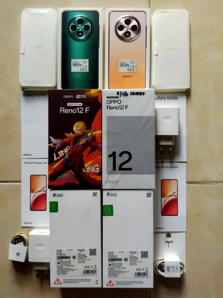Oppo Reno 12F 8/256 asli Oppo bukan barang refurbish