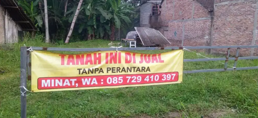 Jual tanah pinggir jalan raya candimulyo