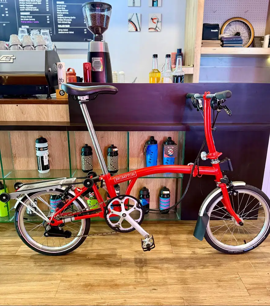 Brompton Red Rocket M6R Tahun 2019