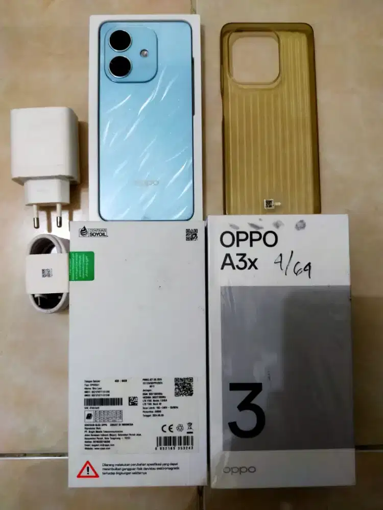 Oppo A3X 4/64 & 4/128 asli Oppo bukan barang refurbish