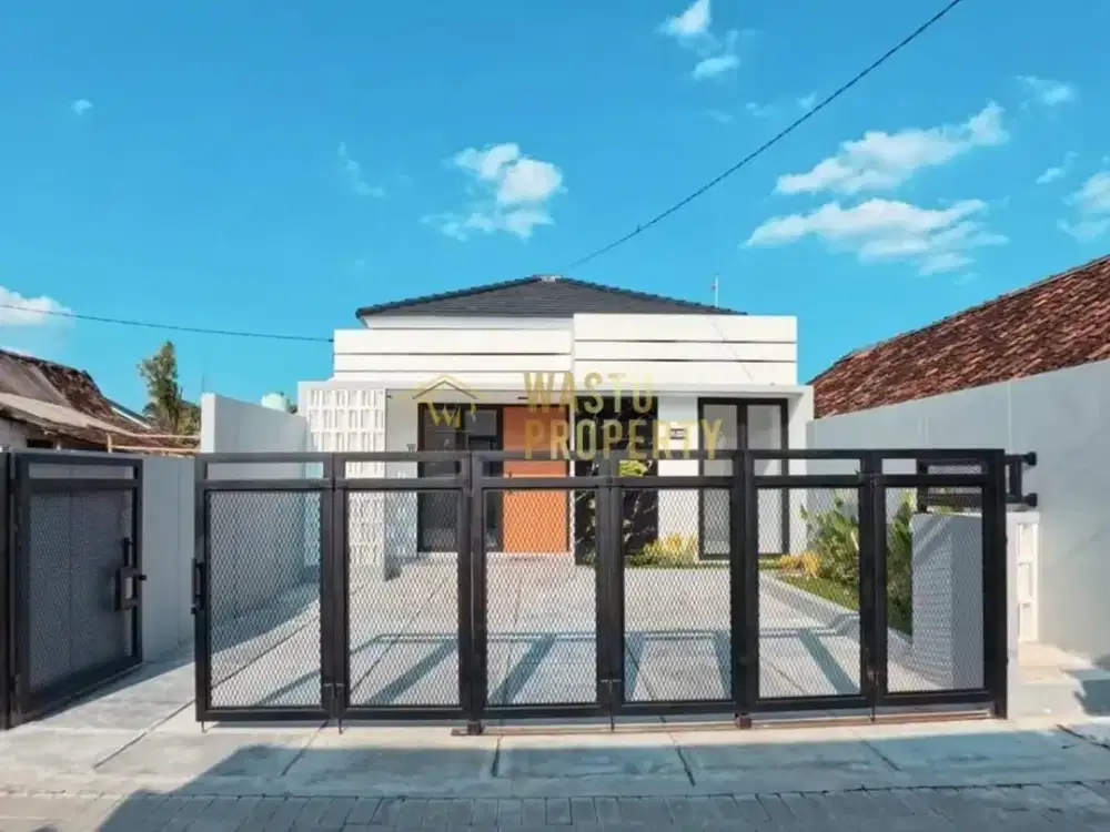 DIJUAL RUMAH MODERN 700 JUTAAN SIAP HUNI SHM DEKAT TAMAN DENGGUNG DI TRIDADI SLEMAN