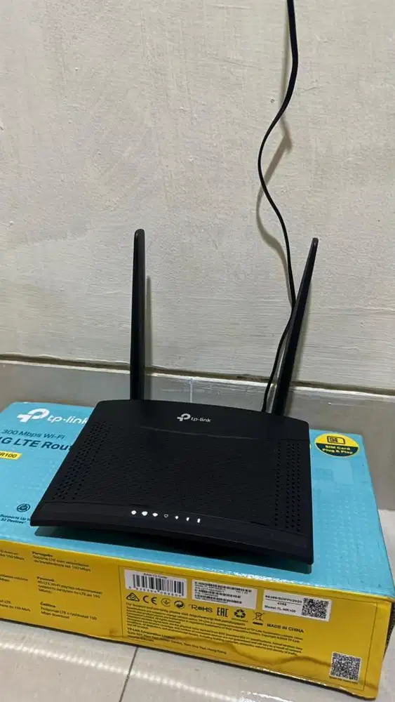 Router tp-link TL-MR100 4G 300Mbps Bisa Langsung Pakai Simcard