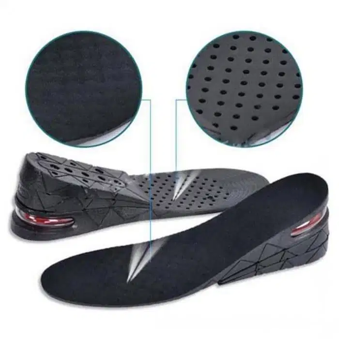 3 layer Insole Sol PU Sepatu Penambah Tambah Tinggi Peninggi Badan 7cm