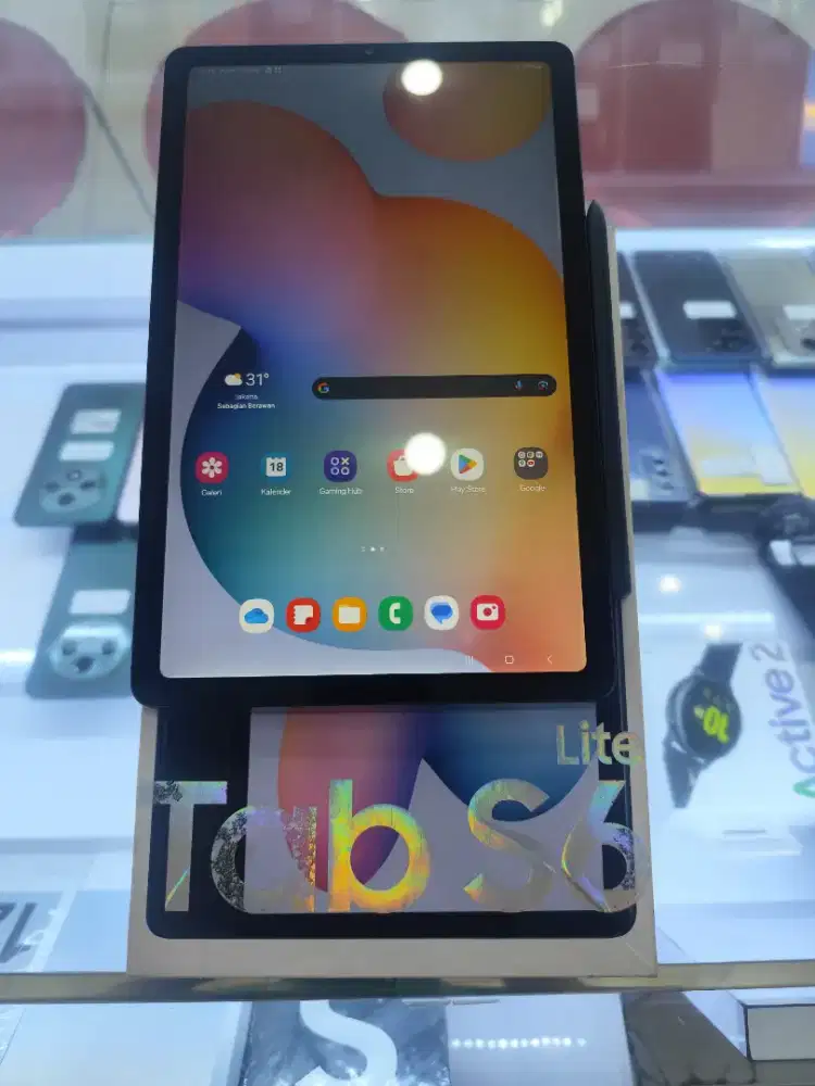 Hp Second Samsung TAB S6 Lite 4G Ram 4/128GB Minus Ngga Ada S Pen