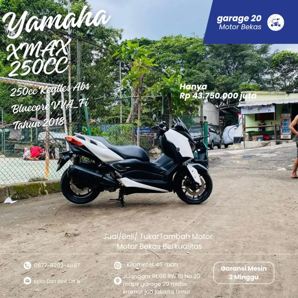 Yamaha X_Max Abs Keylles AKS SSS VVA_Fi Tahun 2018
