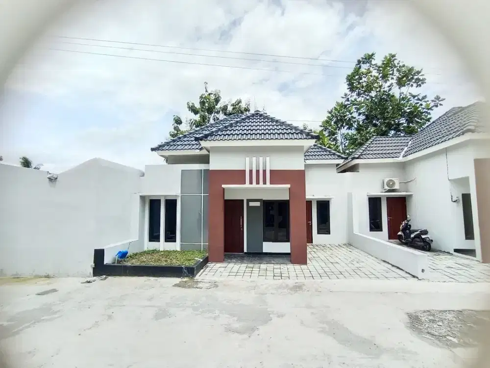 DIJUAL RUMAH CANTIK SIAP HUNI 400 JUTAAN SUDAH SHM DI BANGUNJIWO BANTUL DEKAT  KAMPUS UMY JOGJA