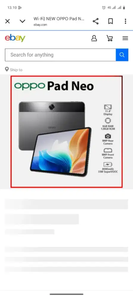OPPO PAD NEO CASH DAN CICILAN