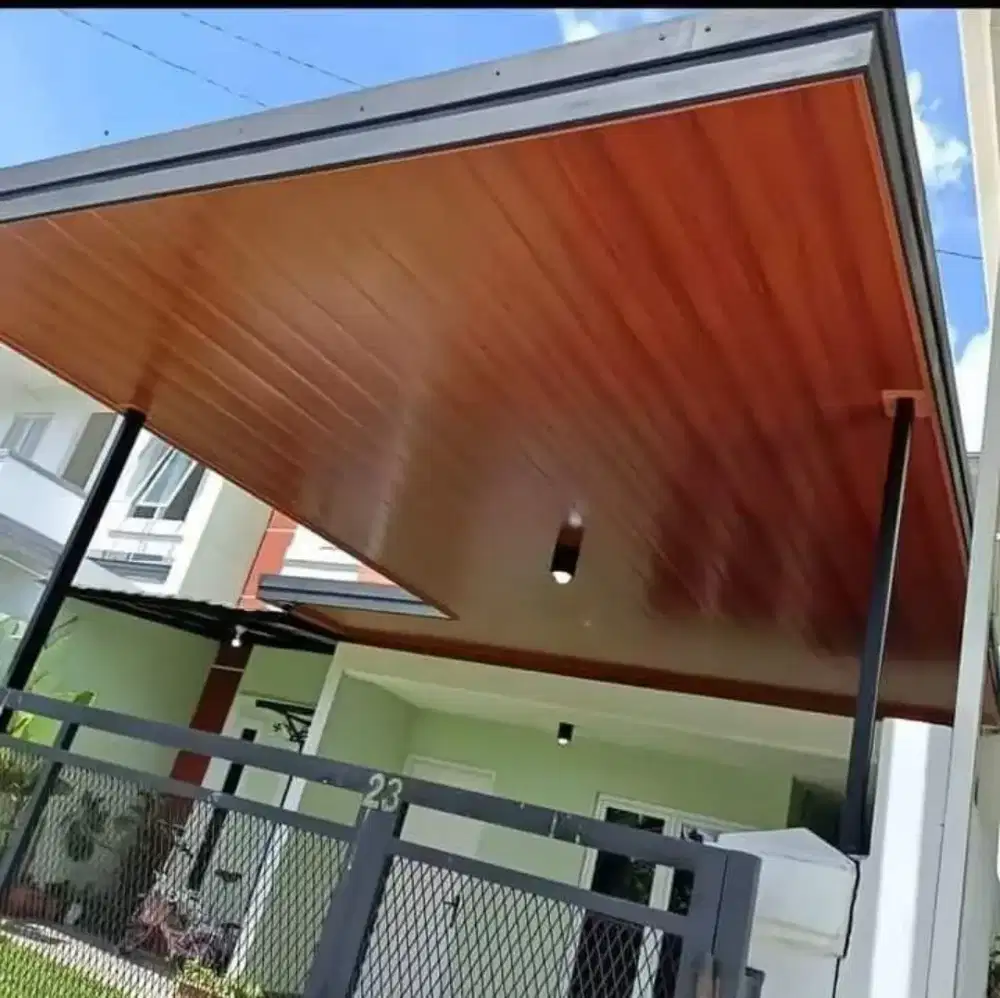 Kanopi Bajaringan, plafin pvc