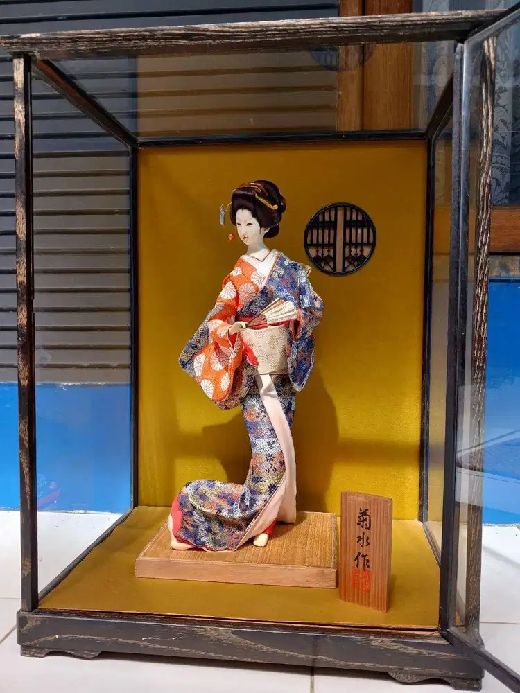 Ningyo Geisha Jepang Original – Handmade Sutra, Koleksi Premium