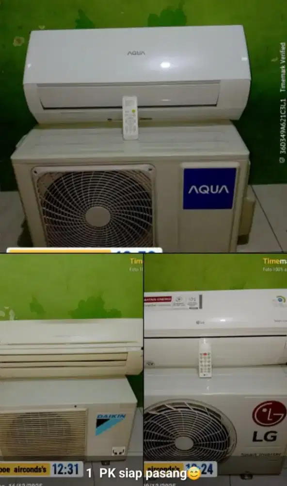 AC  1/2 PK   &    1 PK  second like new