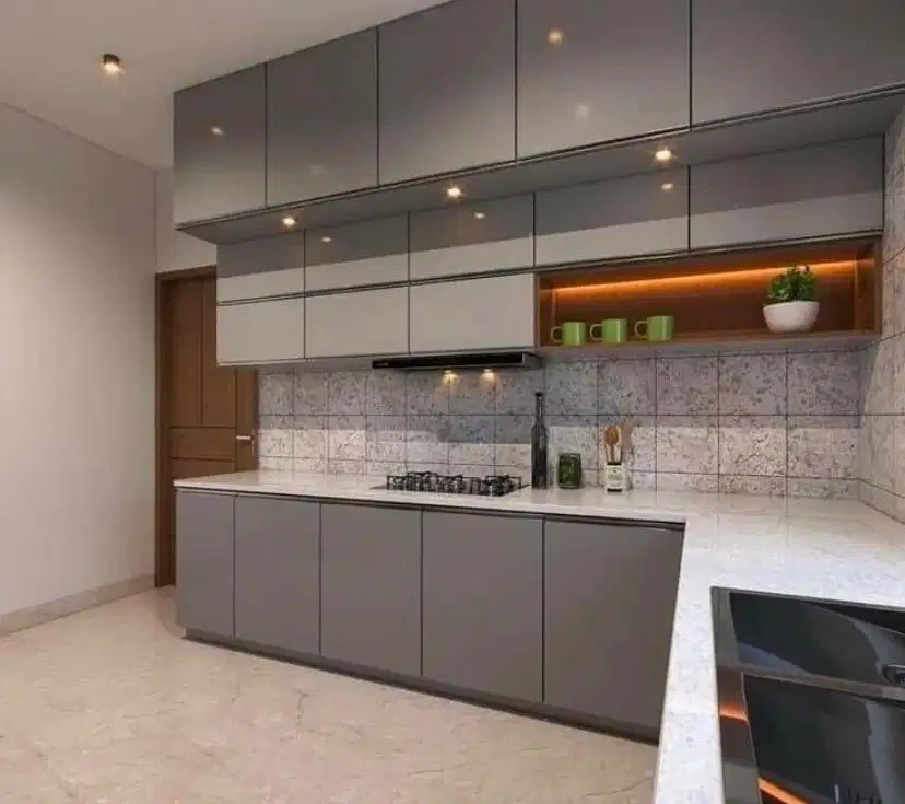 interior desain kitchen set kamar set wardrobe lemari backdrop tv