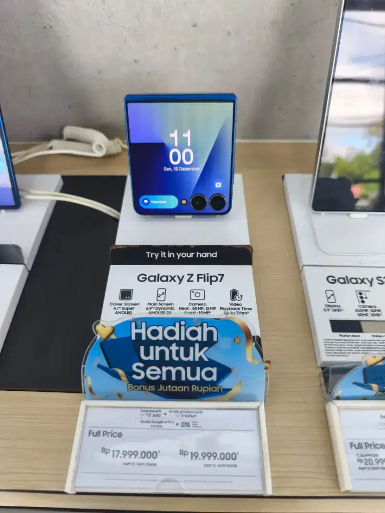 Promo hp samsung Zflip 7 bunga 0% yess kredit