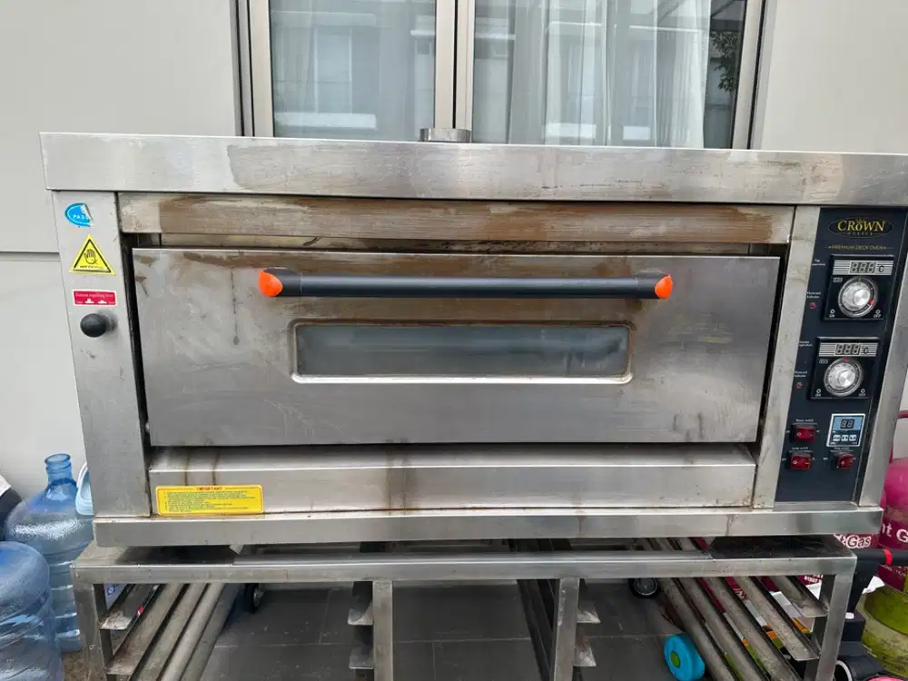 Oven Crown 1 deck 2 tray + kaki