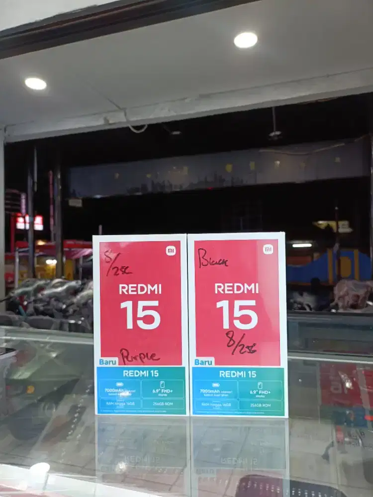 Redmi 15 (8/256) GB Baru Resmi Xiaomi⁵