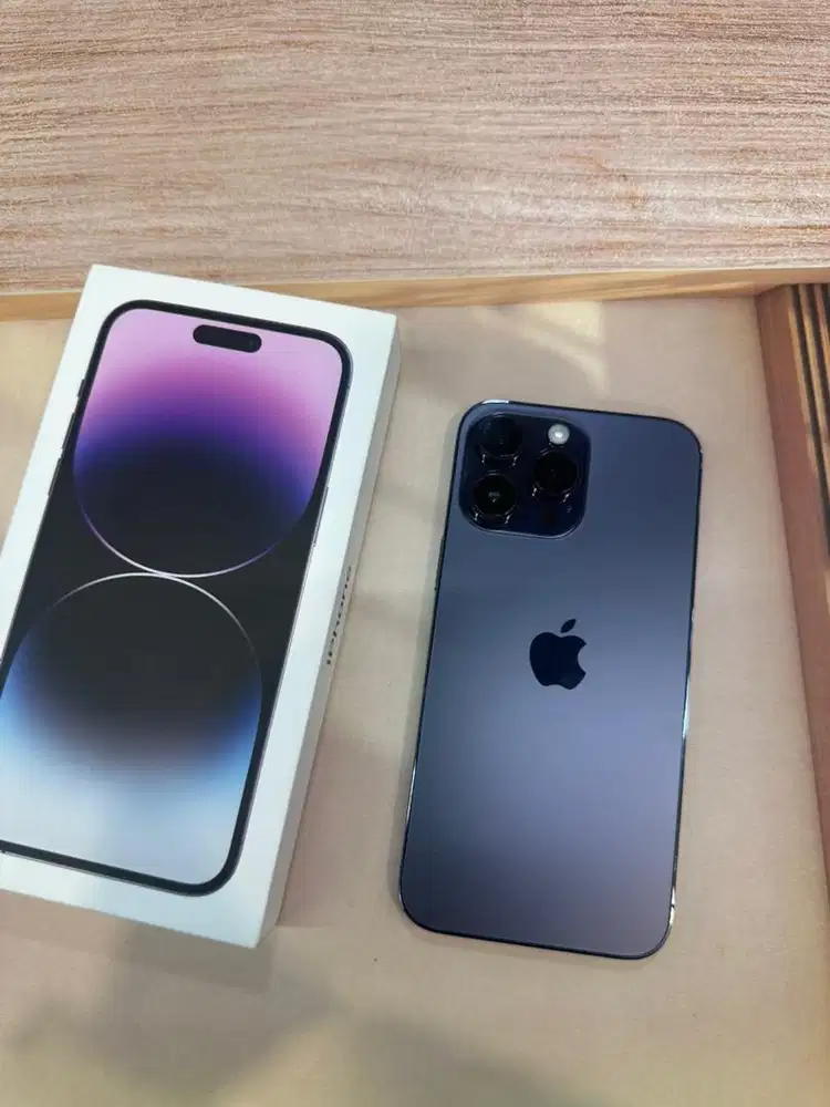 iPhone 14 Pro Max 128GB BH 80% Lengkap Purple