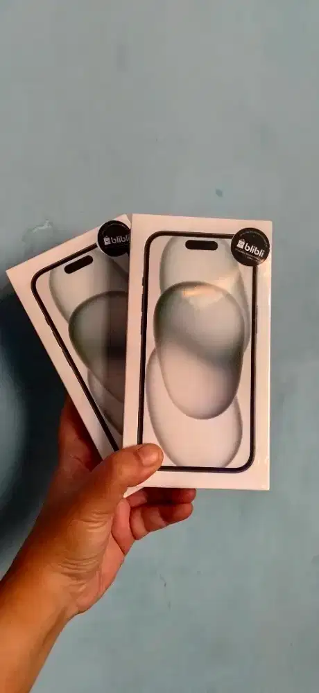 iPhone 15 128GB Black Baru Segelbox Garansi Resmi