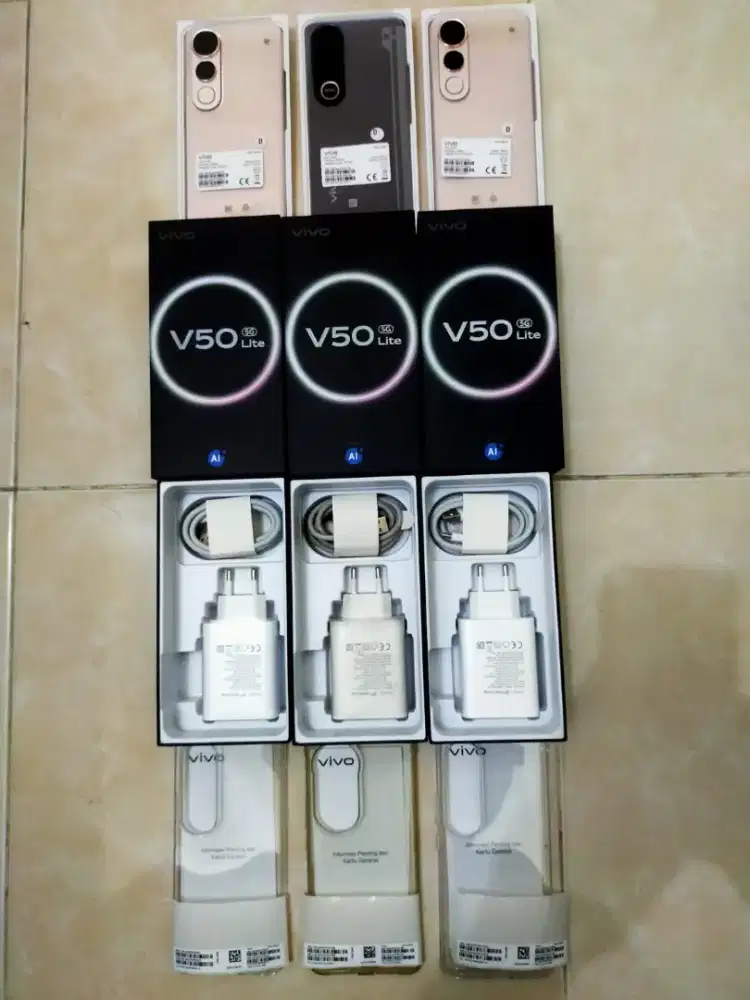 Vivo V50 lite 5G 8/256 asli Vivo bukan barang refurbish