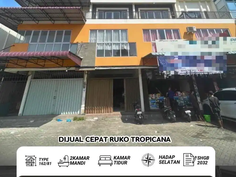 Dijual Ruko Tropicana Residence batam