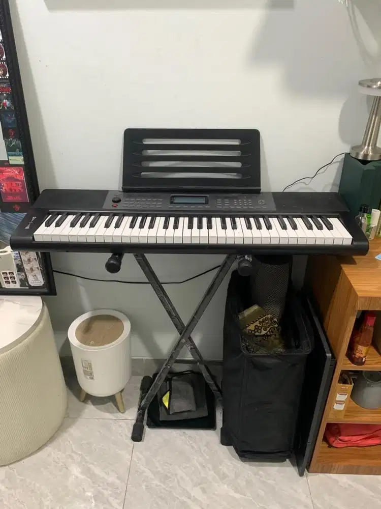 Keyboard Piano Angel XTS-690 Multifungsi dengan Penyangga Gratis