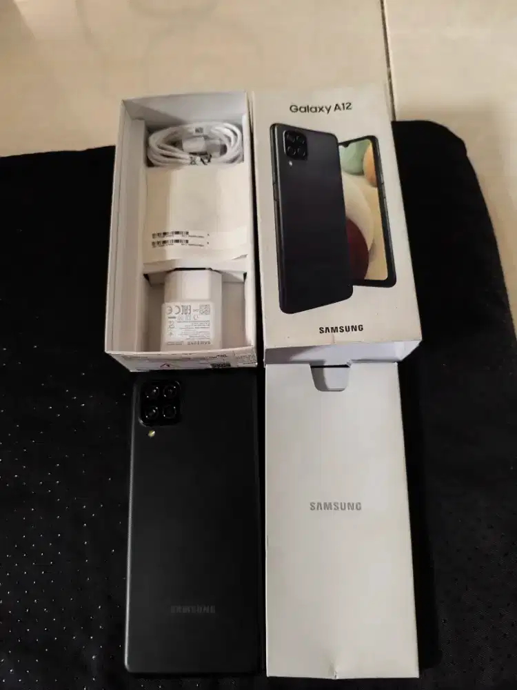 Samsung a12 6/128 hitam sein