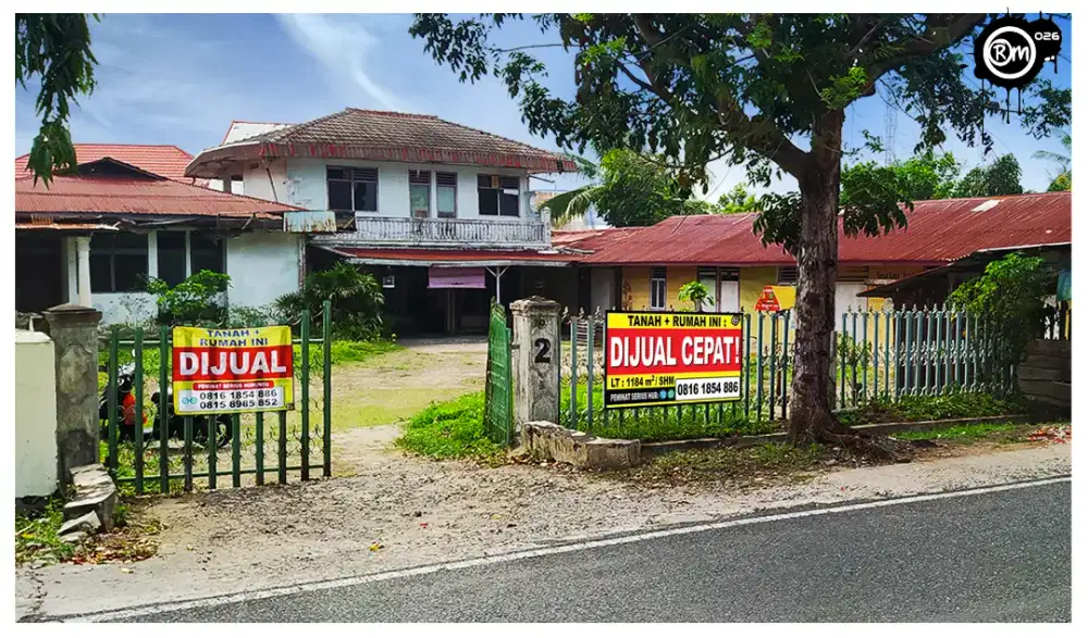 DIJUAL CEPAT !.. Tanah & rmh.. Lokasi Strategis