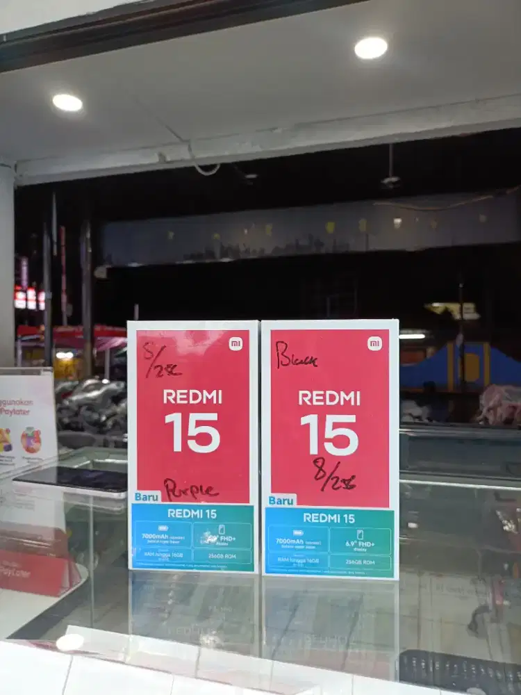 Redmi 15 Ram 8/256 GB Baru Resmi Xiaomi⁸