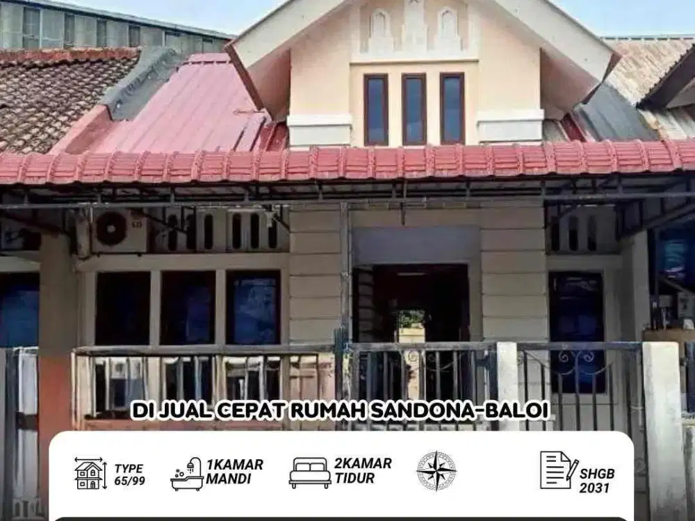 Dijual Rumah Sandona Baloi batam