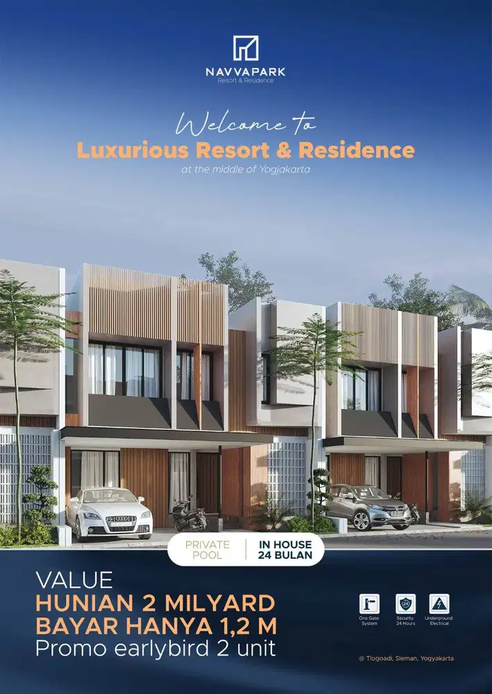 PROMO EARLY BIRD 2 UNIT, Hunian Mewah dekat Exit Tol Kronggahan Sleman