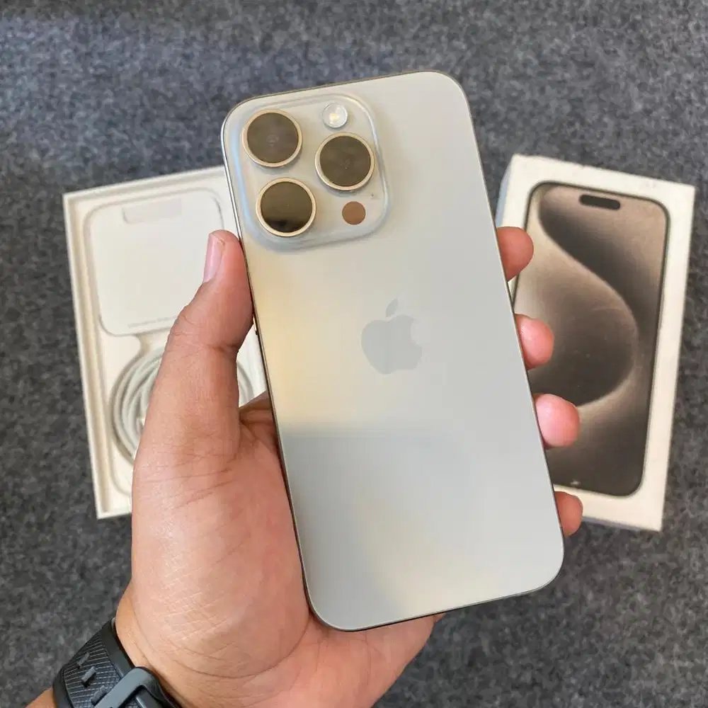 iPhone 15 pro 256gb second Garansi Resmi