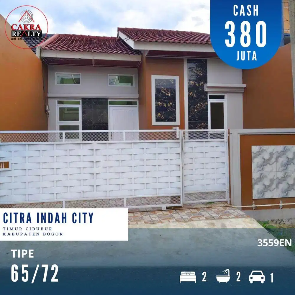 Rumah Bagus siap huni di citra indah city