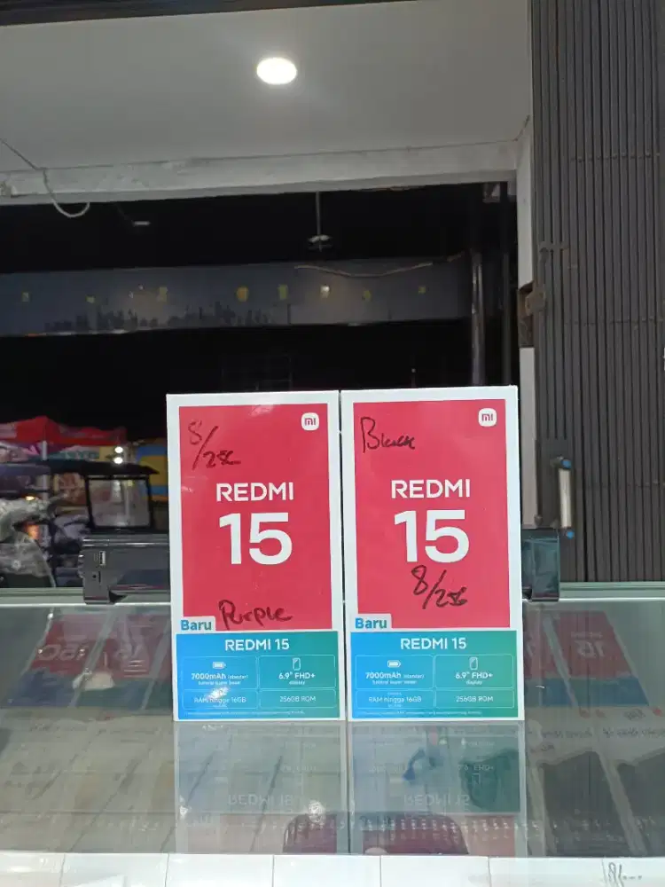 Redmi 15 (8/256) GB Baru Resmi Xiaomi ⁹