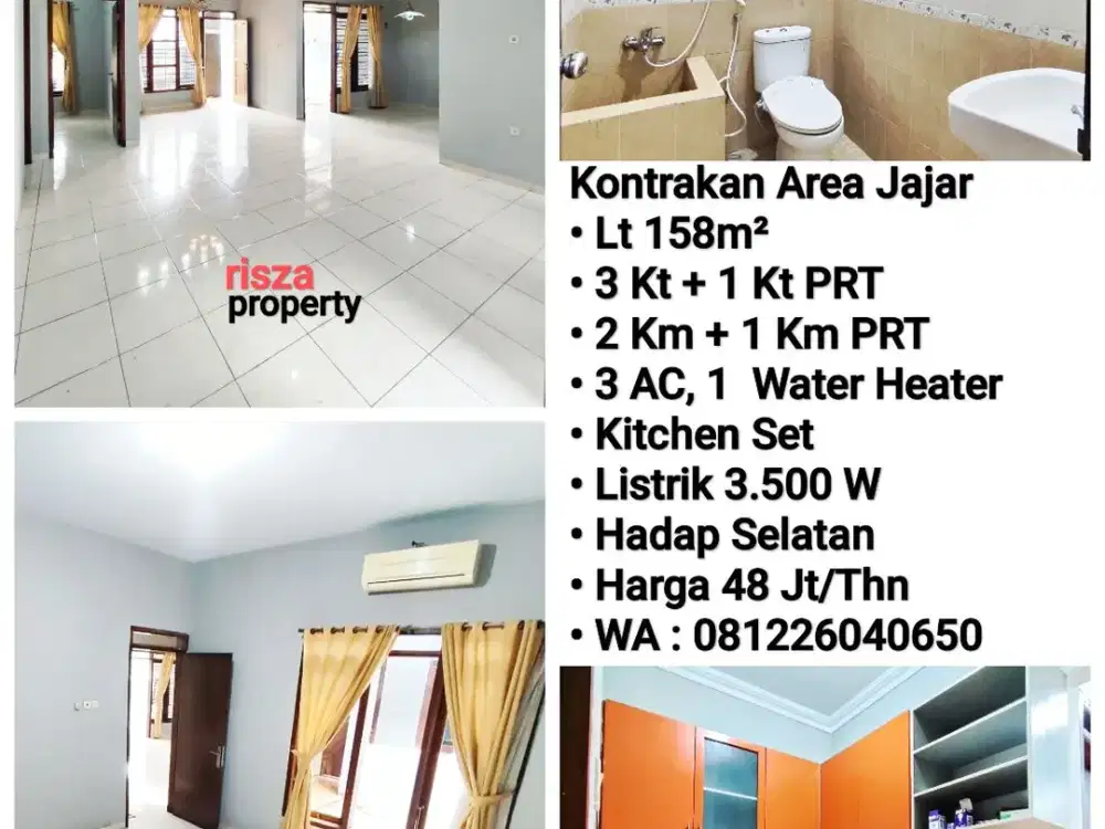 Sewa Rumah Area Perumahan Dekat Manahan Solo