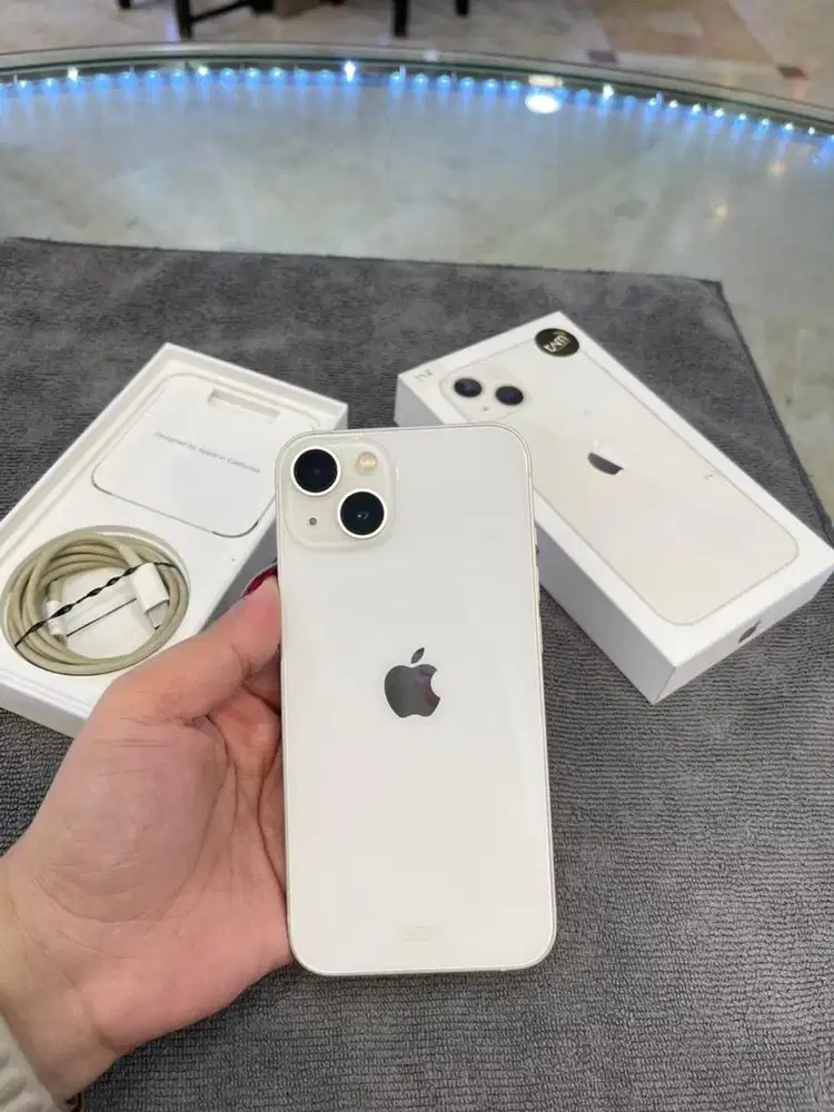 Iphone 13 128 Starlight ex ibox bh84% fullset