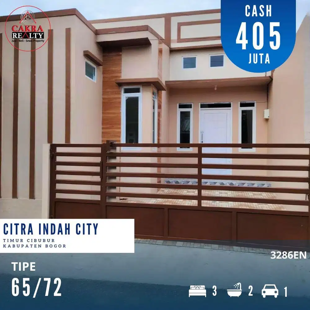 Rumah minimalis siap huni di citra indah city