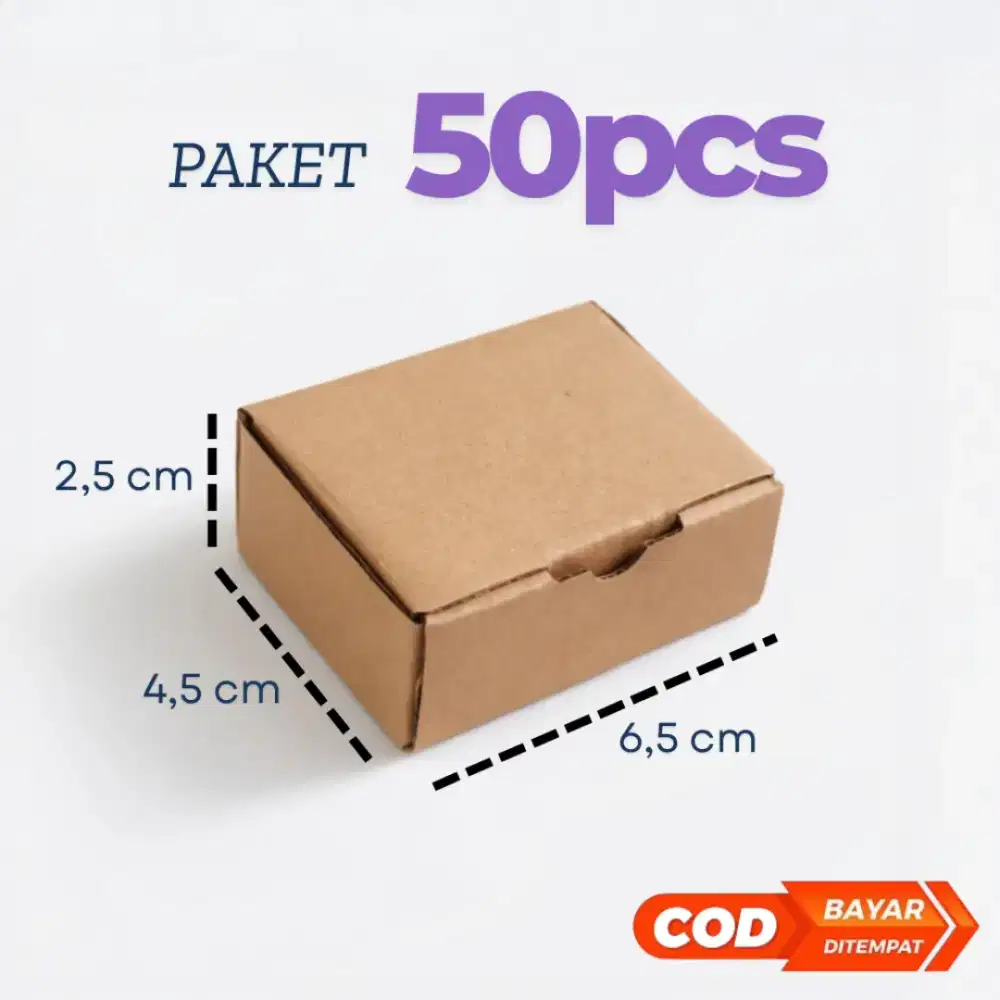 Tempat Penyimpanan Box Kardus Souvenir Cincin Kalung Manik Manik Kecil