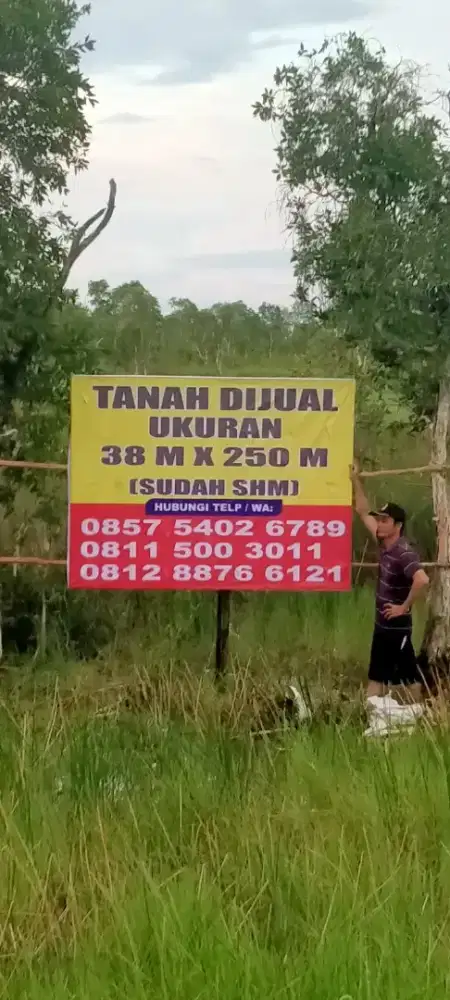 Dijual Tanah Dipinggir Jalan LIANG Anggang SHM Lokasi Strategis