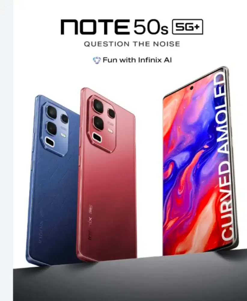Murah hp infinix Note 50s 5G 8/256 grs resmi, bs TT