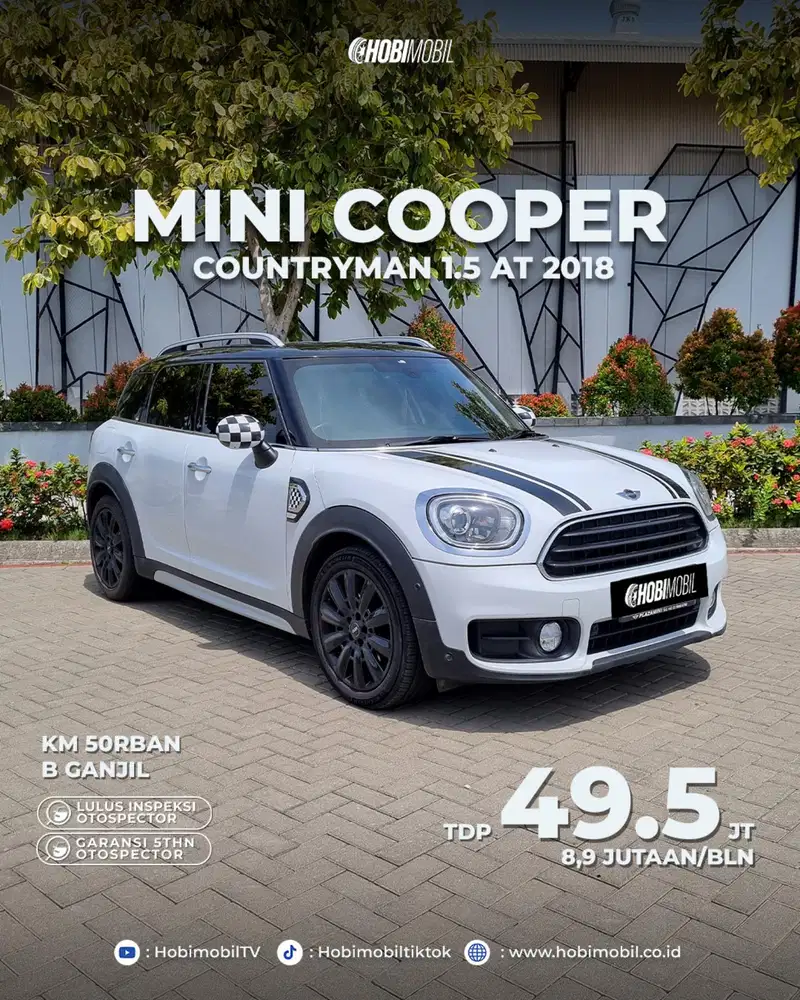 Mini Cooper Countryman at 2018 garansi mesin 5 tahun