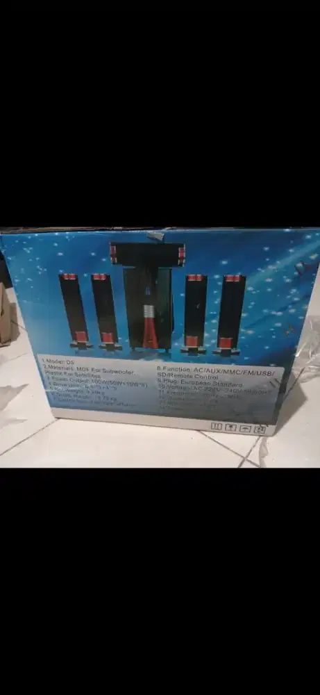 Home theather speaker bluetooth Model D5