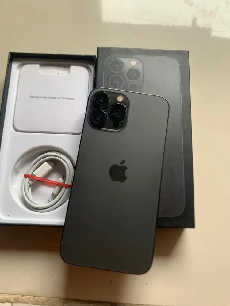 Iphone 13promax 128gb ex ibox warna graphite