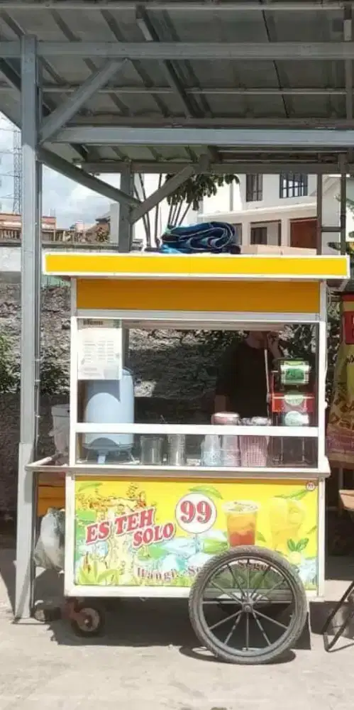 Jual gerobak es teh