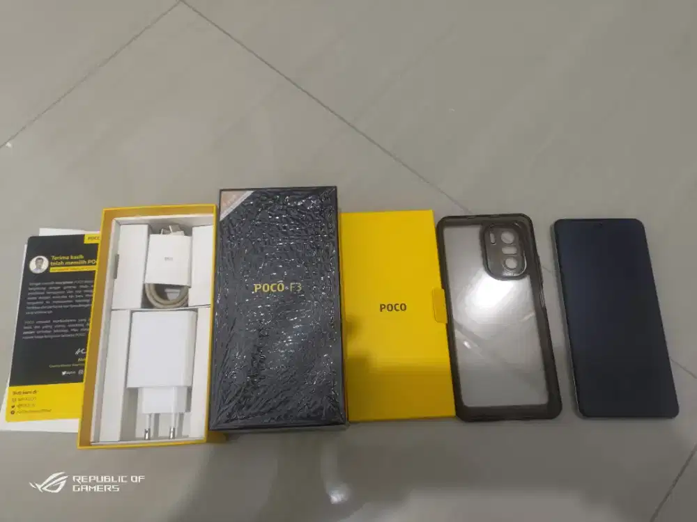 Poco F3 mulus, warna putih