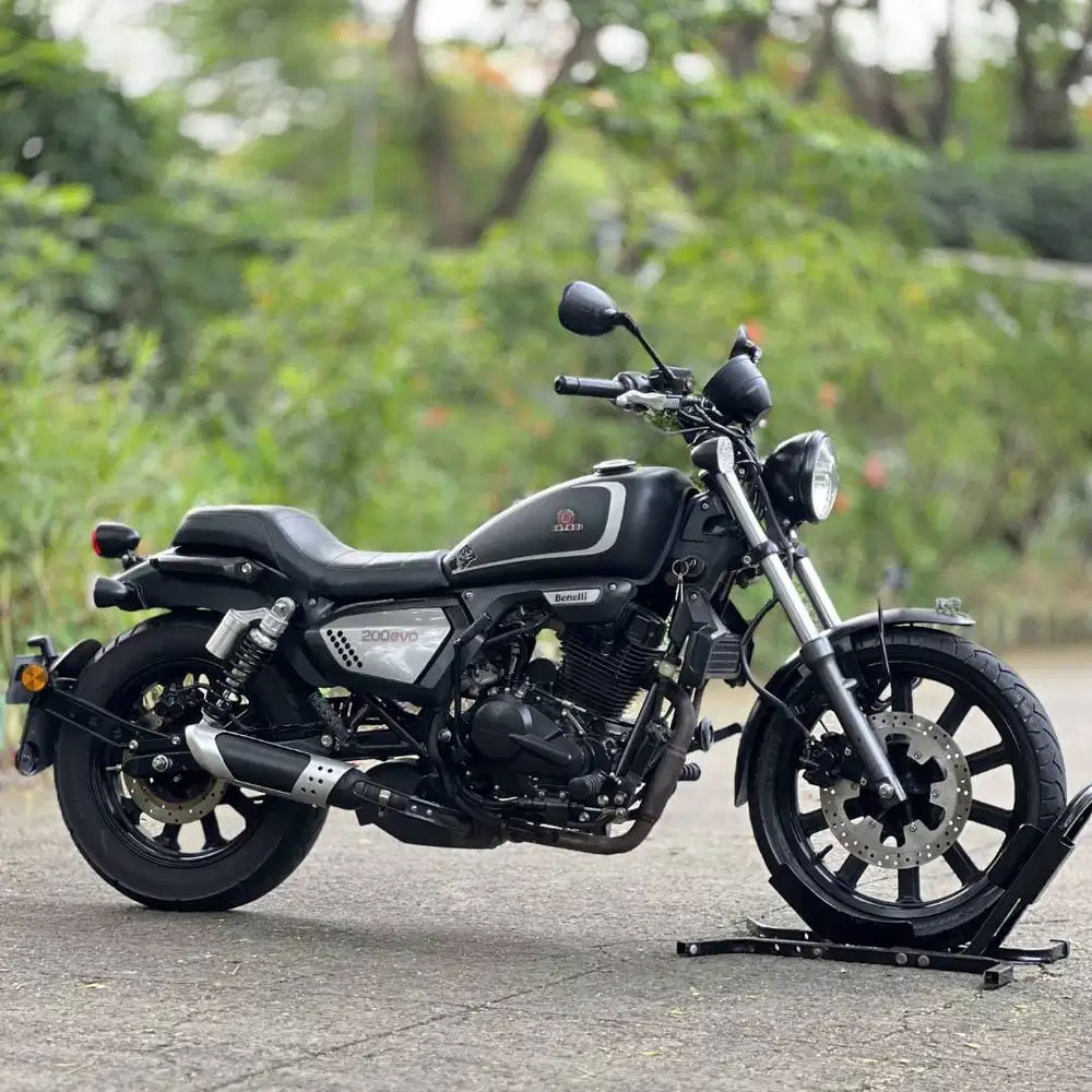 BENELLI MOTOBI 200 EVO BLACK 2021 KM 8K PAJAK PANJANG KAYAK BARU