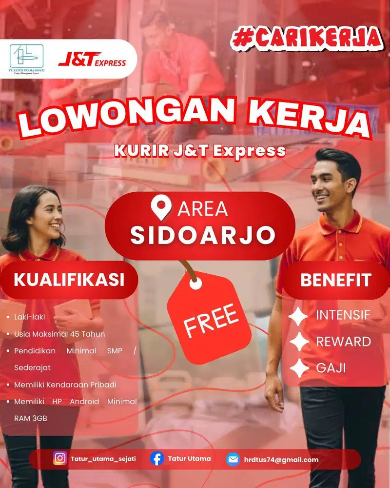 LOWONGAN KERJA KURIR J&T EXPRESS