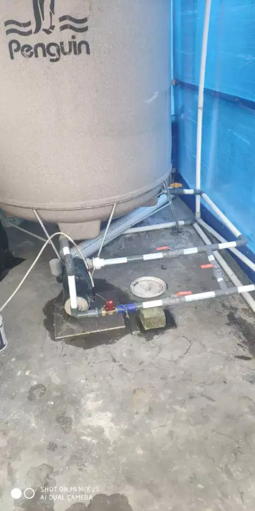Jasa servis pompa dan jalur pipa air