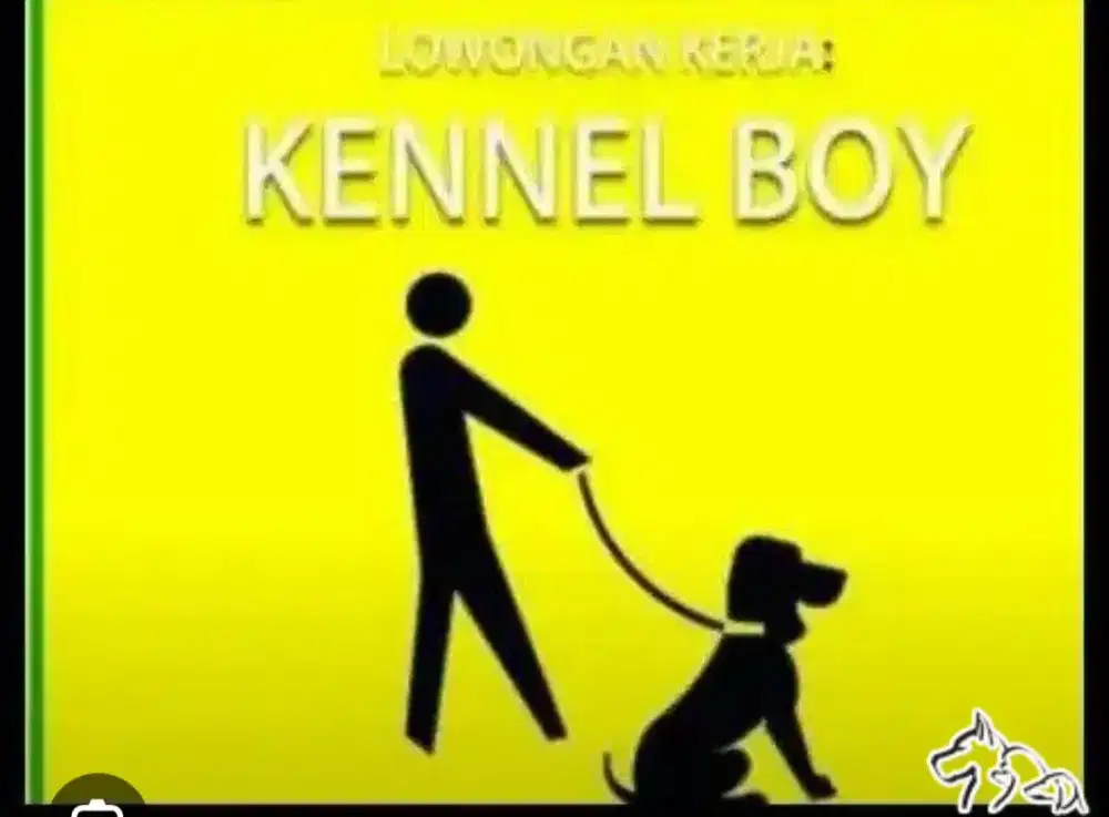 Lowongan kerja kennel boy