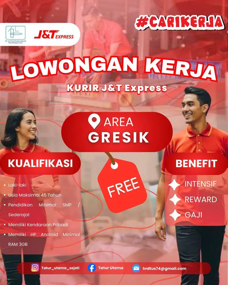 LOWONGAN KERJA KURIR J&T EXPRESS