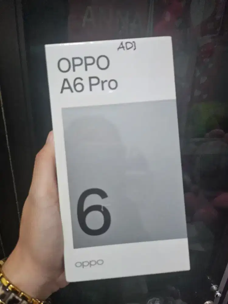 Oppo a6 pto 8gb/256gb baru (new) warna biru, plastik masih segel