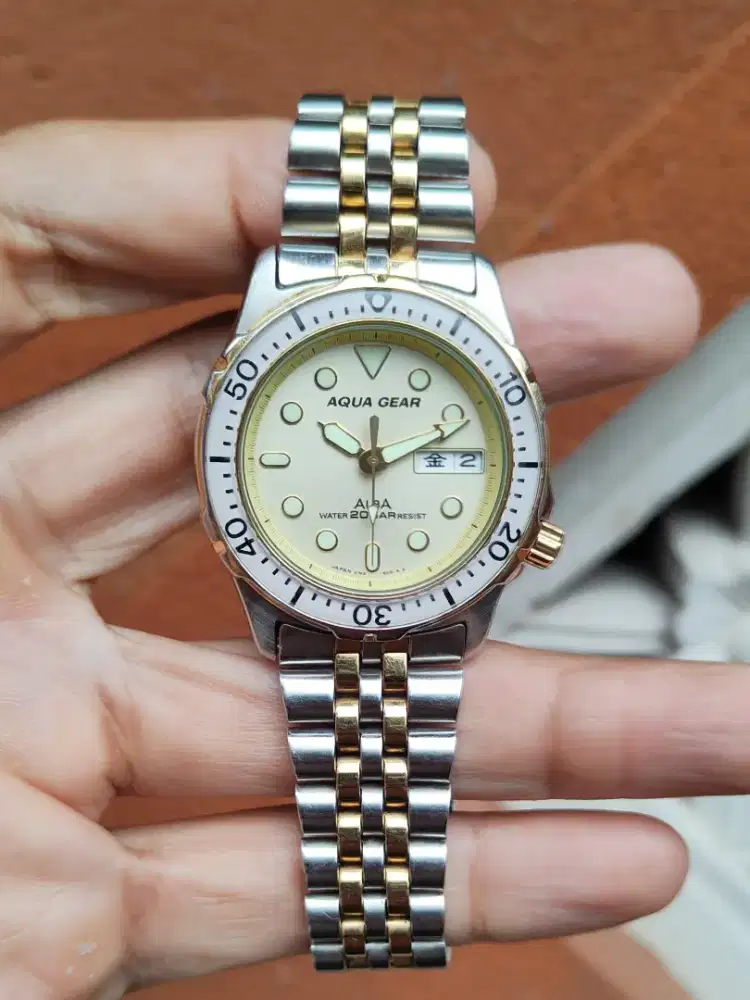 ALBA AQUA GEAR Diver Watch Ref. V743-6010